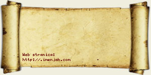 Milja Galić vizit kartica